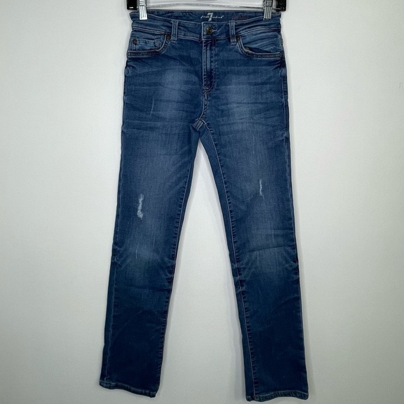 Seven for All Mankind Slimmy Kids Jeans Size 14 - Picture 3 of 9